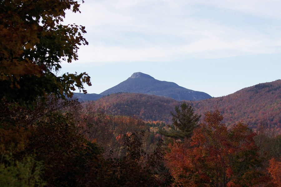 The iconic Camels Hump in Duxbury, Vermont